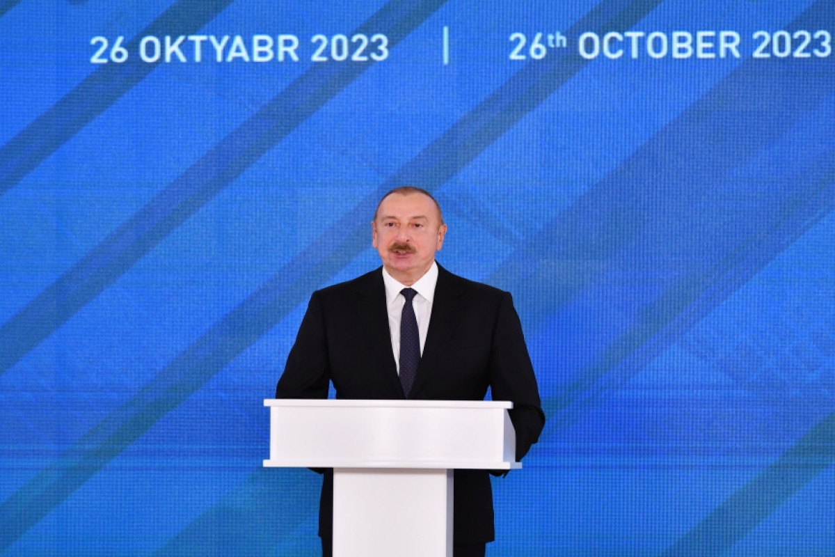 President Ilham Aliyev attended official opening ceremony of 230 MW Garadagh Solar Power Plant