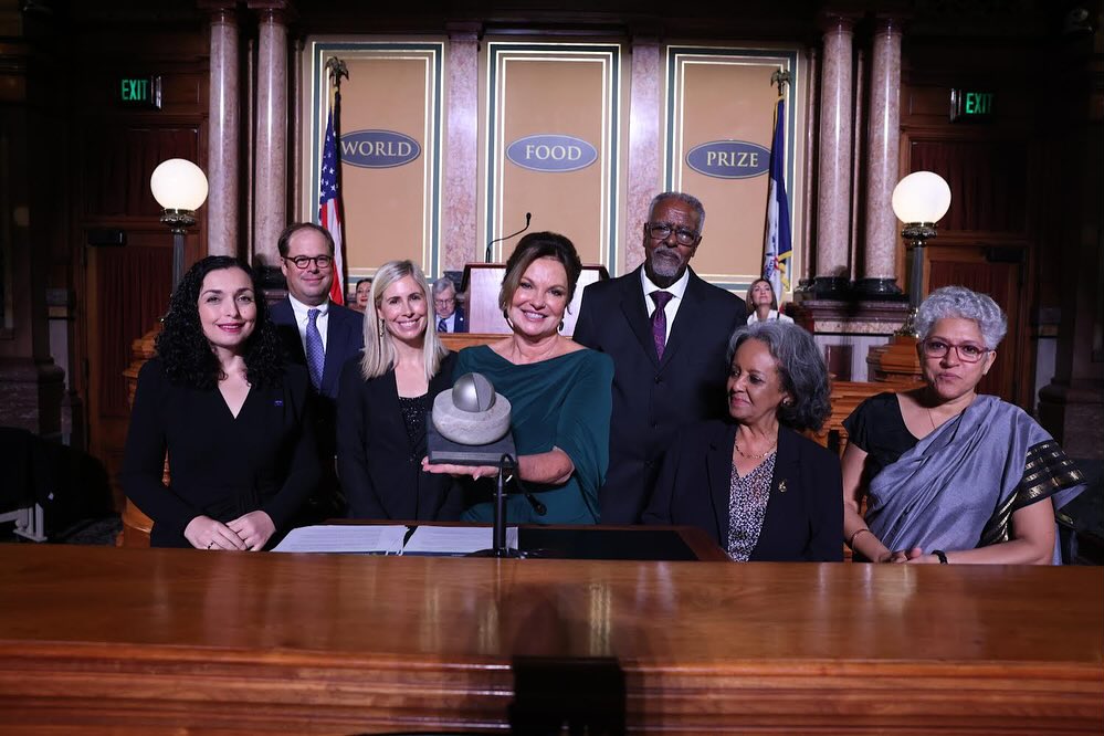 World Food Prize Doubles to $500,000 in Surprise to Heidi Kuhn - Video - Photo