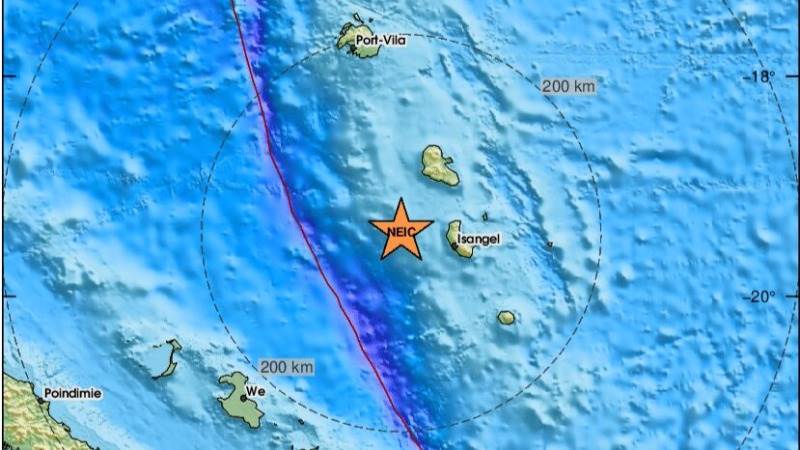 6.0-magnitude earthquake hits Vanuatu islands