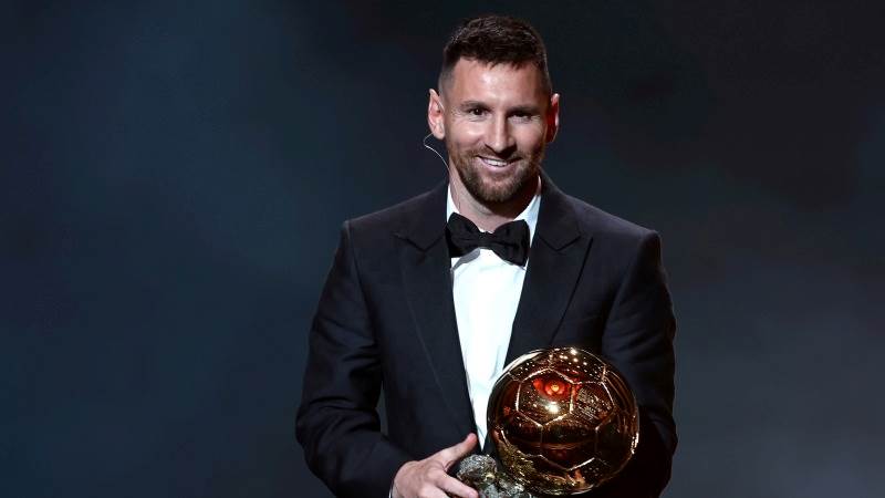 Messi wins 8th Ballon d'O