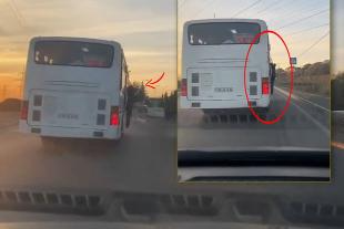 Bakıda avtobus sürücüsü sərnişinlərin həyatını təhlükəyə ATDI -VİDEO