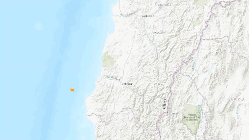 6.7-magnitude quake hits Chile