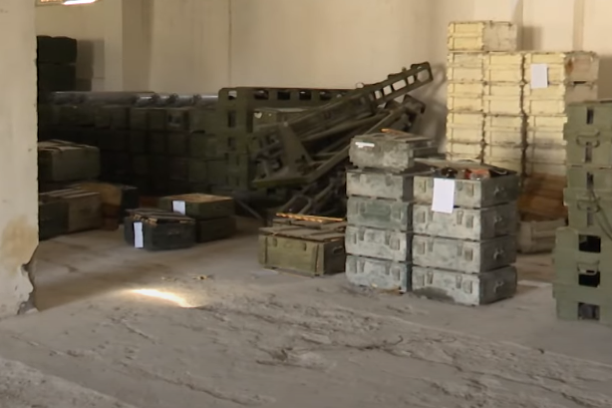 Warehouses of engineering ammunition discovered in Azerbaijan's Garabagh region -VIDEO