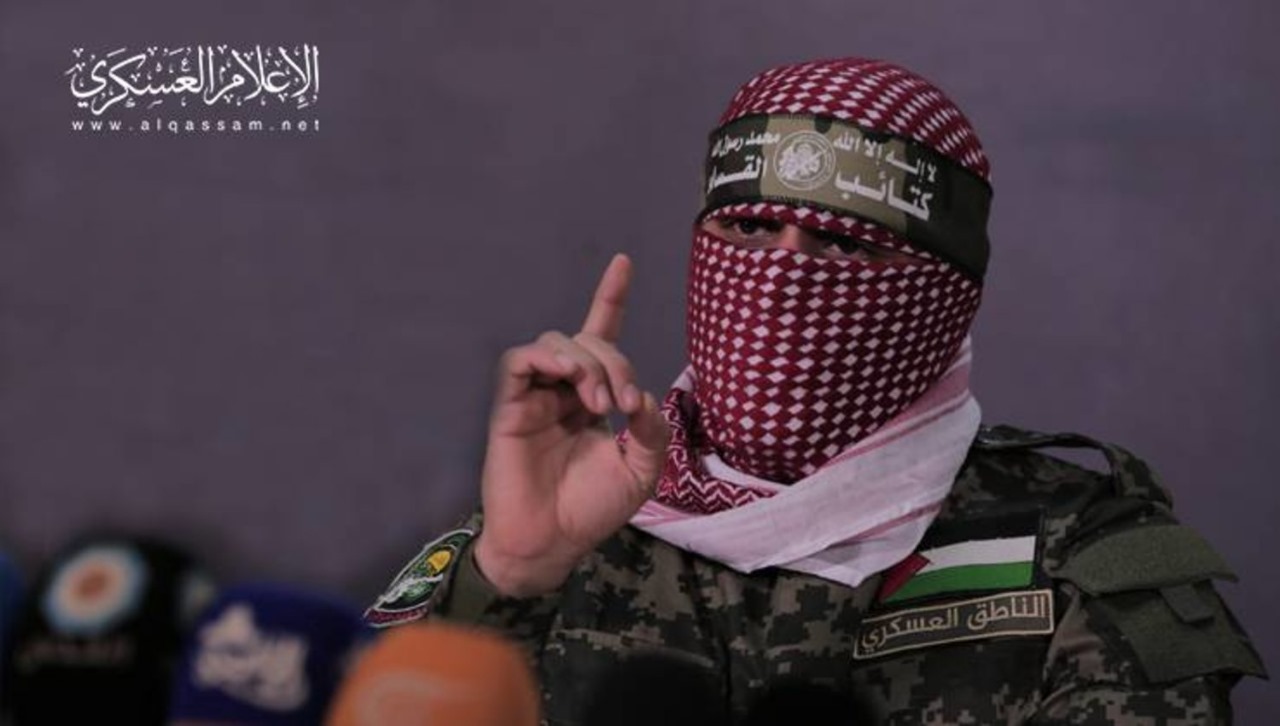 أبو عبيدة رمز معركة غزة