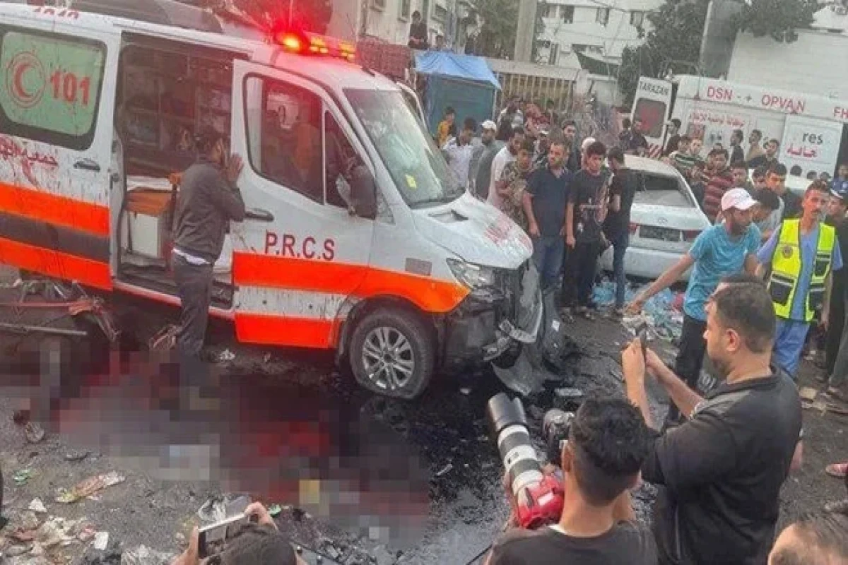 IDF says a rocket hit Gaza ambulance carrying Hamas members