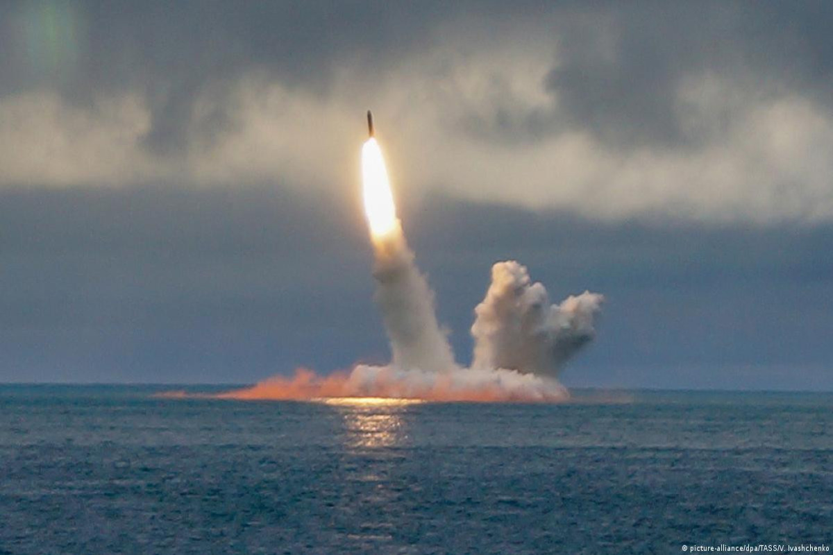 Russia's new nuclear submarine test launches Bulava missile in White Sea