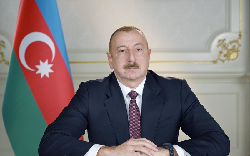 President of Azerbaijan Ilham Aliyev and First Lady Mehriban Aliyeva visit Shusha