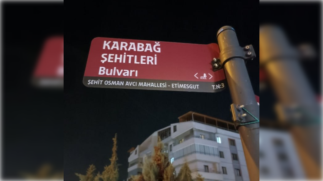 Ankara küçələrindən biri “Qarabağ Şəhidləri Bulvarı” adlandırıldı