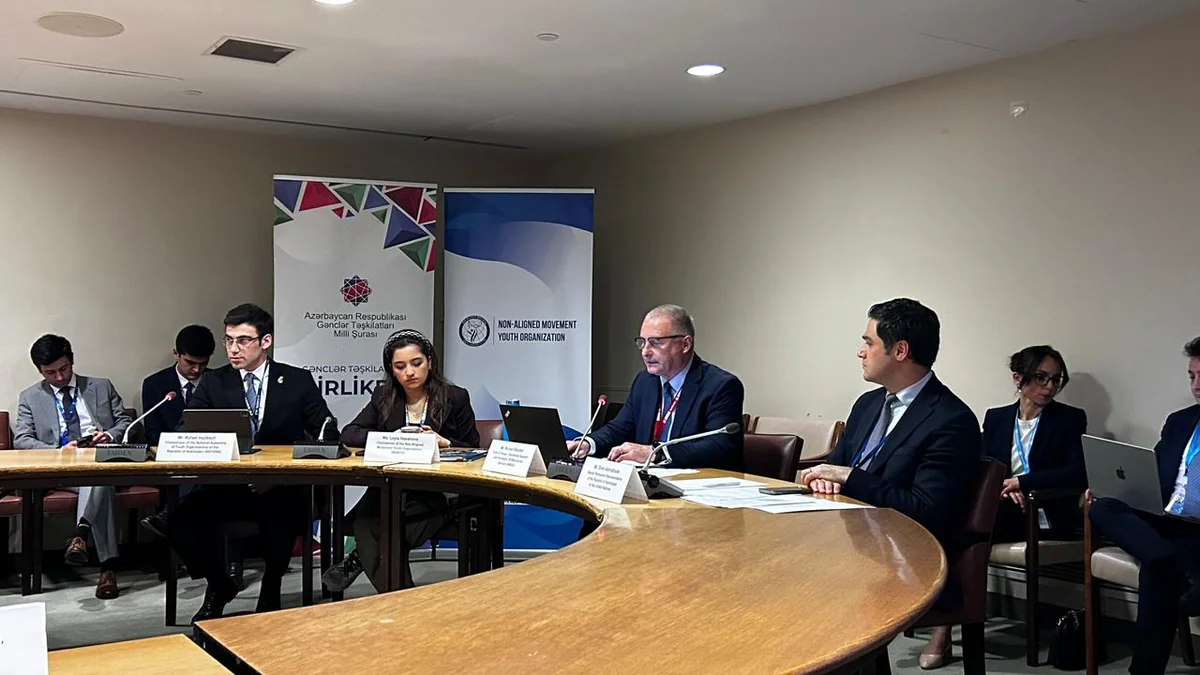 Youth leaders highlight mine action’s role in safe urban reconstruction at UN