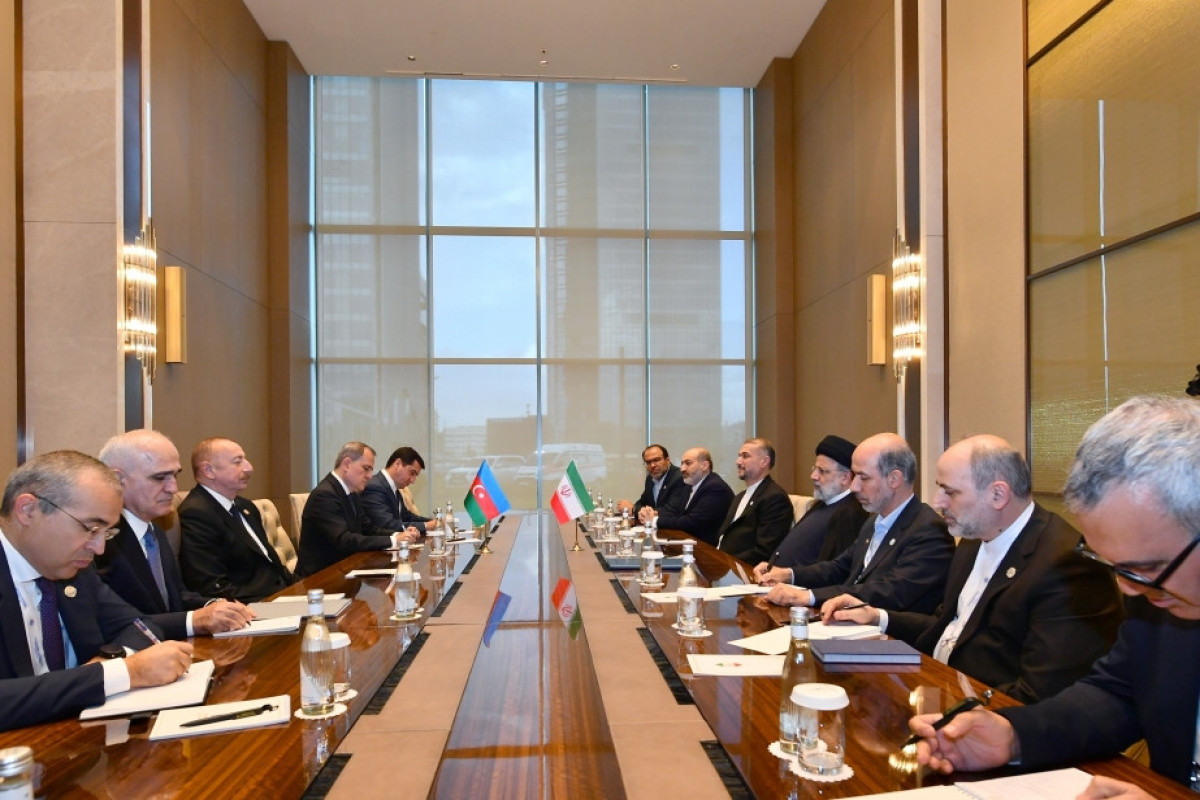 Ilham Aliyev: Routes that will pass over Astara River and through Aghband area will help cement brotherly relations between Iran and Azerbaijan