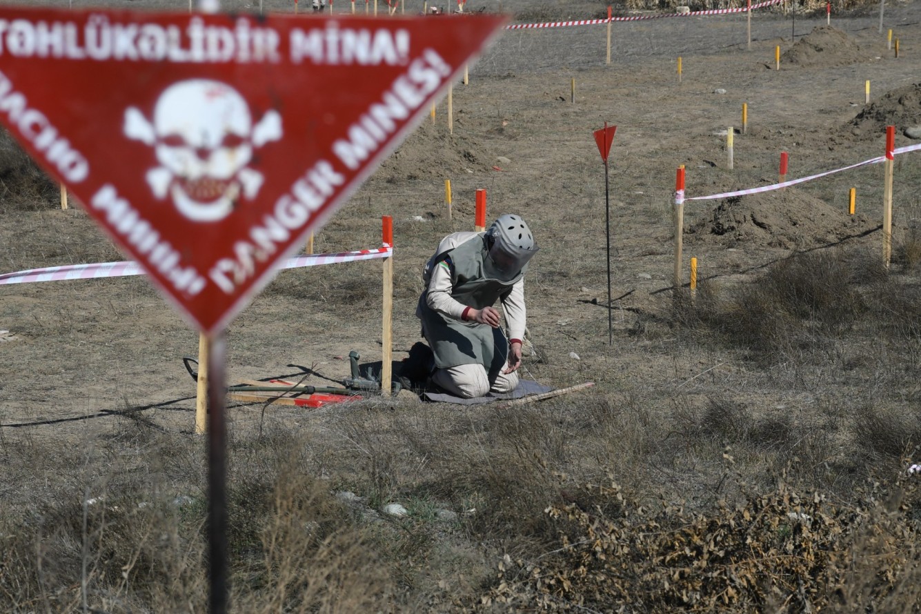 EU support for demining in Azerbaijan welcomed as mine threat persists