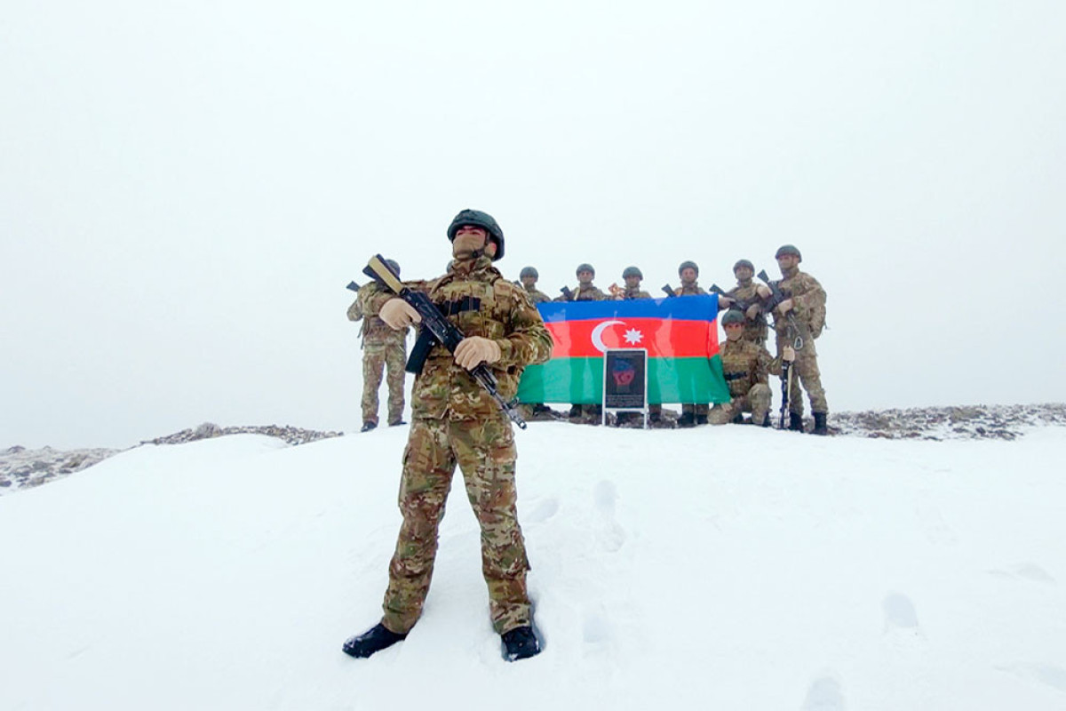 The Special Forces of Azerbaijani Separate Combined Arms Army marches to "Gapijig" peak -PHOTO