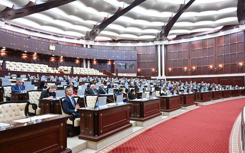 Azerbaijani parliament discussing 2024 state budget