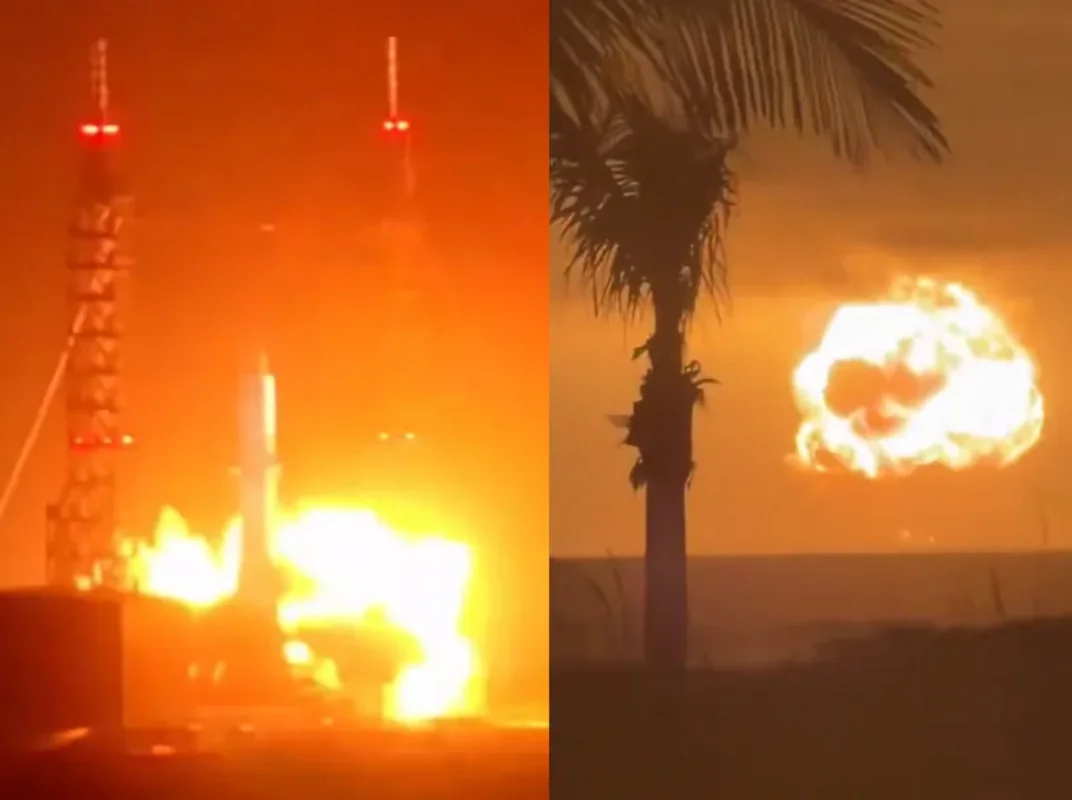 Ceff Bezosun nəhəng raketi sınaq zamanı partladı