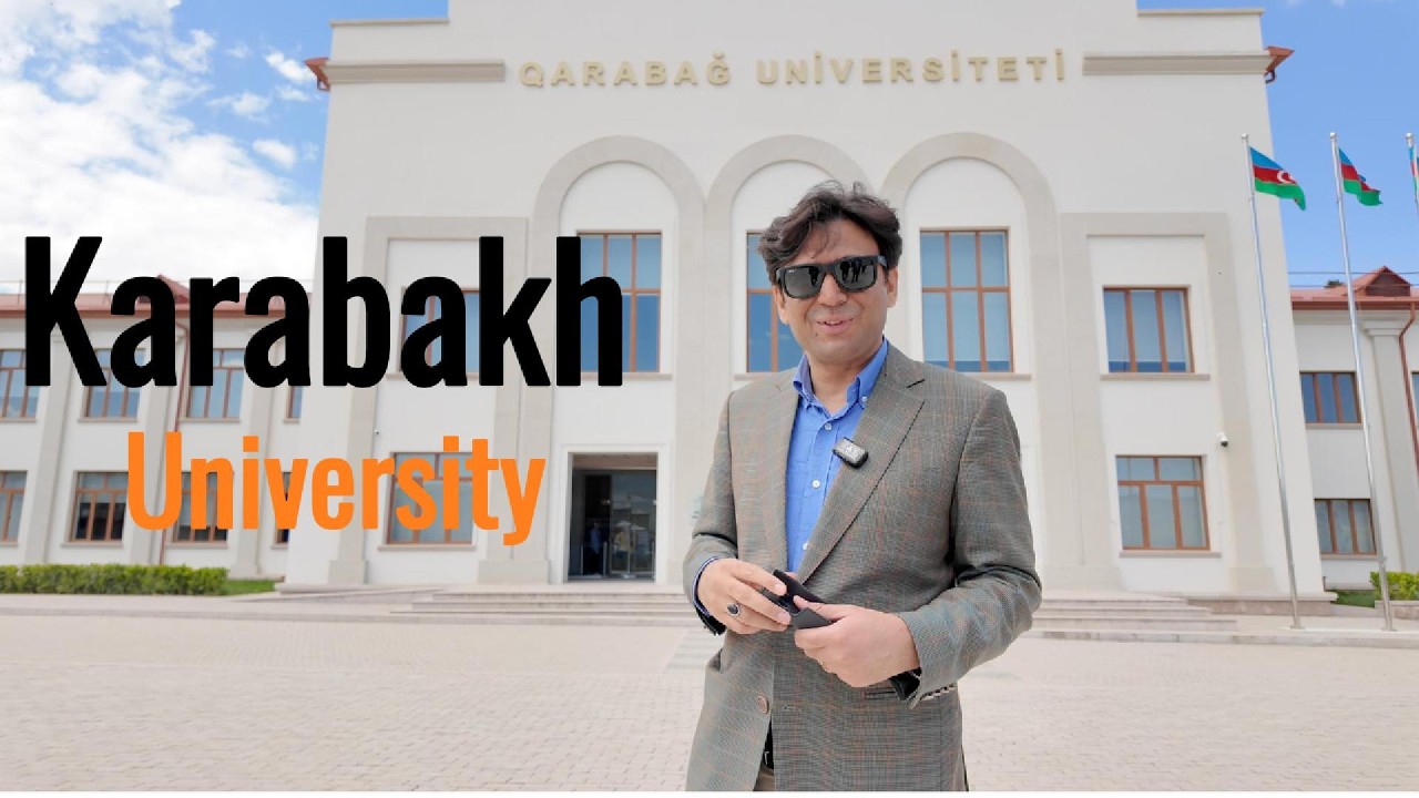Pakistani journalist made a vlog from Karabakh University - VIDEO