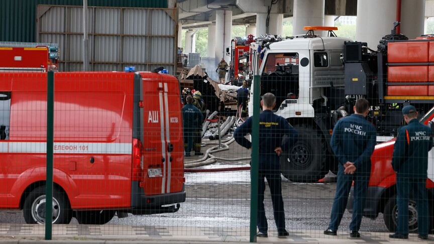 Fire breaks out at oil depot in southern Russian city following Ukrainian drone attack