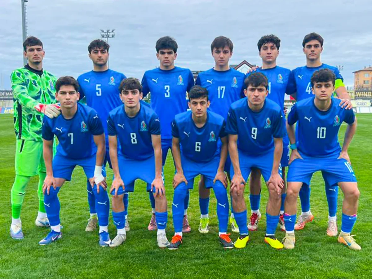 Azərbaycanın 17 yaşadək futbolçulardan ibarət millisi rəqibinə uduzub