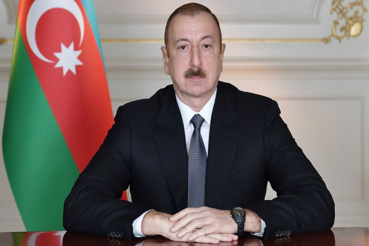 President Ilham Aliyev sent a letter to Palestine President