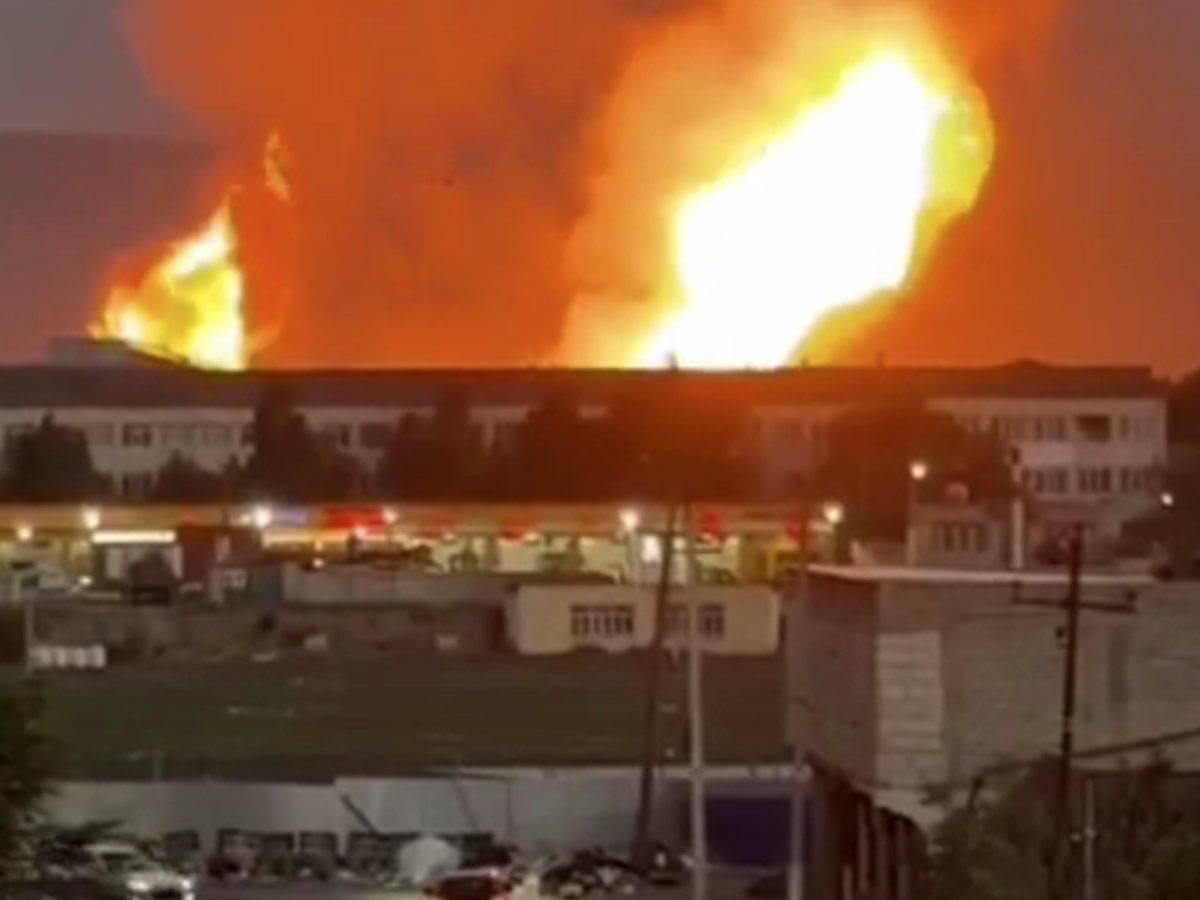 В Дагестане произошли взрывы на магистральном газопроводе