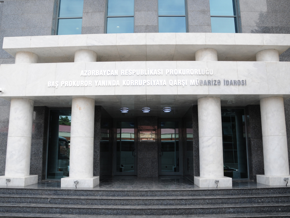 Dövlət qurumunda korrupsiya əməliyyat