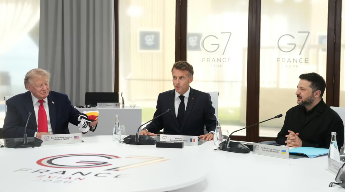 Trump takes part in G7 meeting on Ukraine