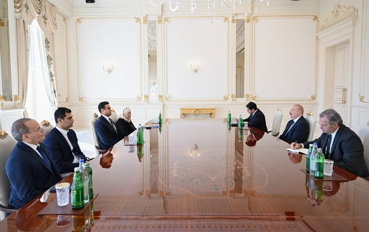 Prezident İlham Əliyev Abraham Hamadenini qəbul edib - FOTOLAR