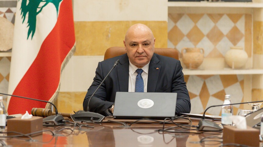 Lebanese president discusses southern Lebanon, UNIFIL work with force commander