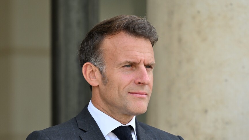French president says G7 backs Strait of Hormuz reopening, vows more support for Ukraine