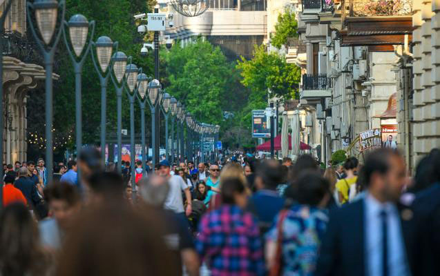 Population of Azerbaijan Records 0.1% Growth