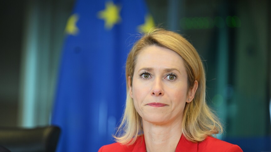 Kallas cites illegal Israeli settlements in public exchange with Israeli foreign minister