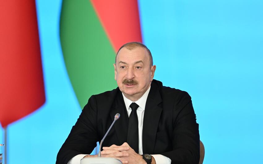 Prezident: "Qarabağda və Şərqi Zəngəzurda təxminən 90 min insan yaşayır"