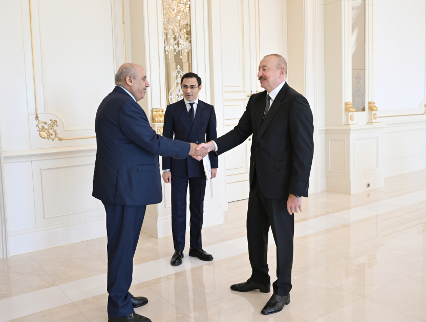 Prezident İlham Əliyev İordaniya parlamentinin sədrini qəbul edib