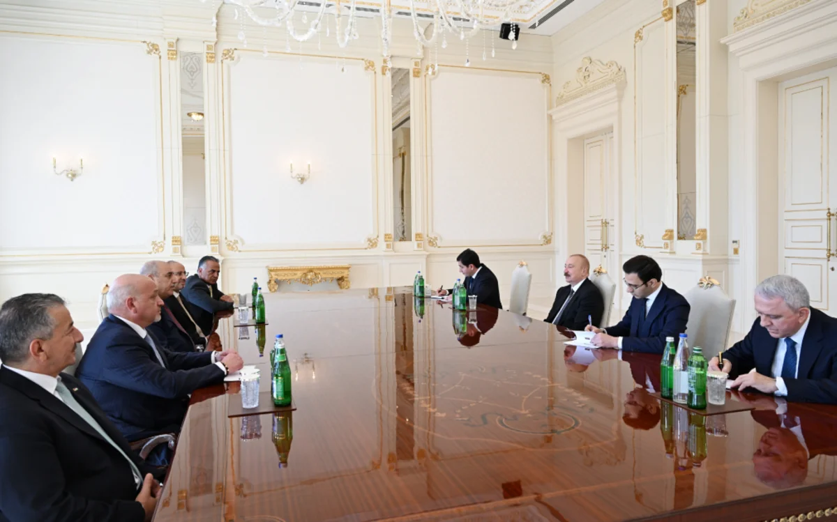 President Ilham Aliyev Receives Jordanian House of Representatives Delegation | <span class="text-danger">PHOTOS</span>