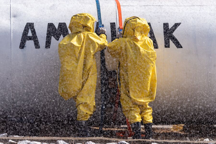 Hindistanda zavoda ammonyak sızdı: <span class="text-danger">Ölənlər var</span>
