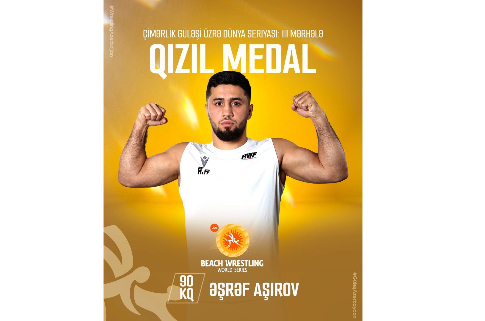 Azərbaycanın çimərlik güləşçiləri Batumidə iki medal qazanıblar FOTO