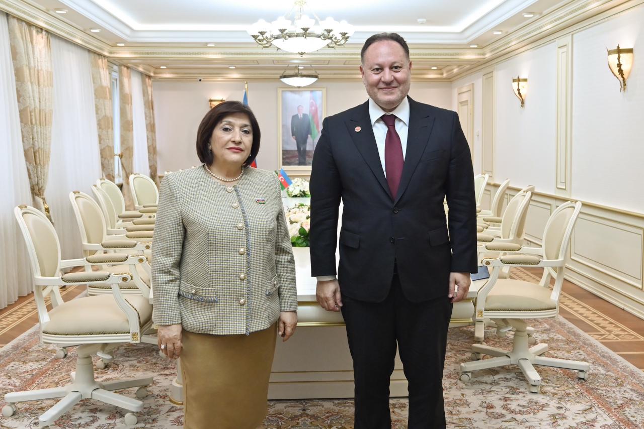 Sahibə Qafarova Şimali Kipr Türk Cümhuriyyəti Məclisinin sədri ilə görüşüb