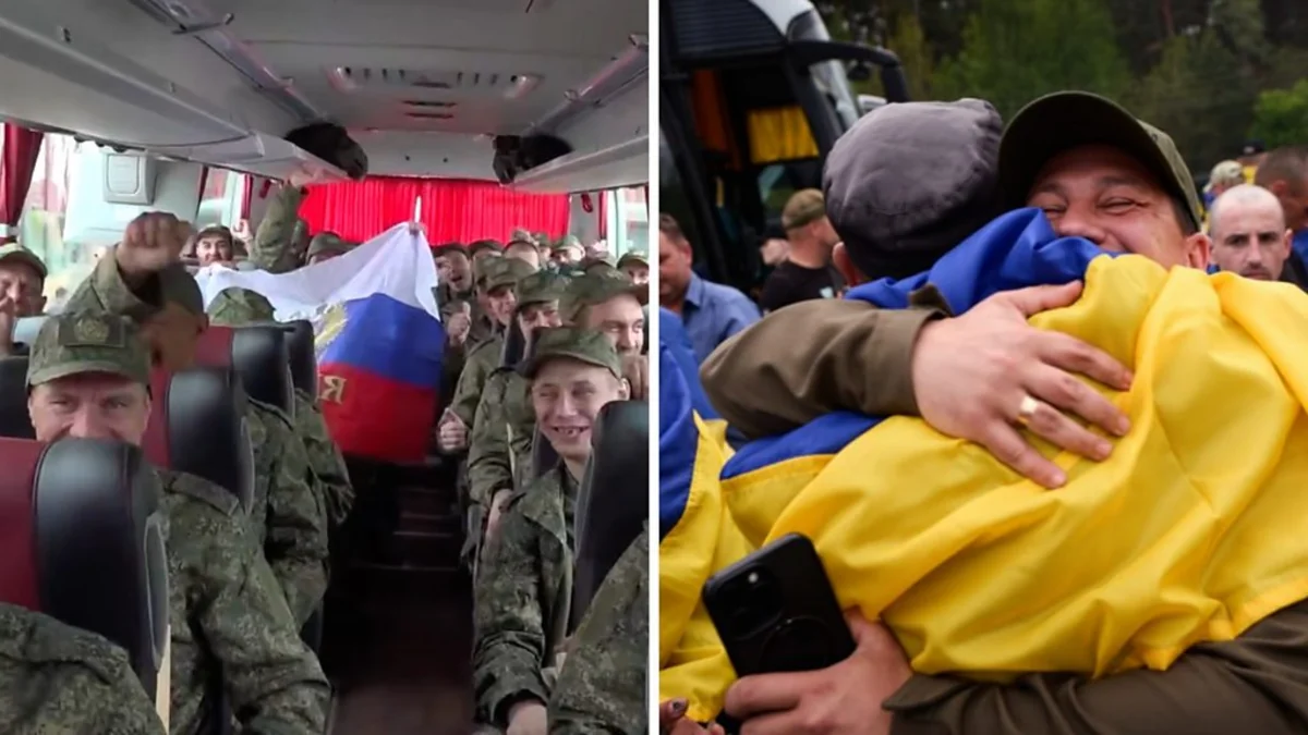 РФ и Украина провели обмен военнопленными по формуле "160 на 160"