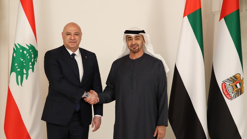 Lebanese, UAE presidents discuss Lebanon-Israel framework deal