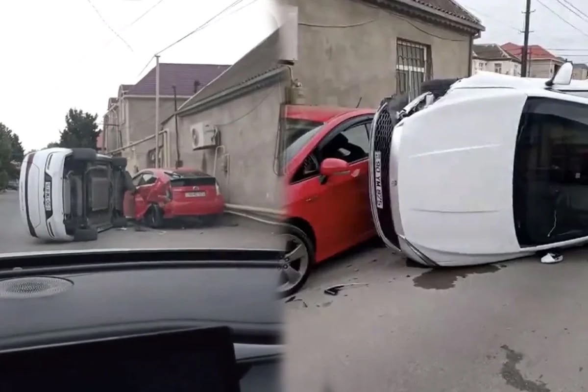 Zabratda BYD "Prius"la toqquşdu