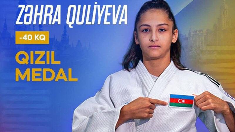 Zəhra Quliyeva Avropa çempionu adını qazandı