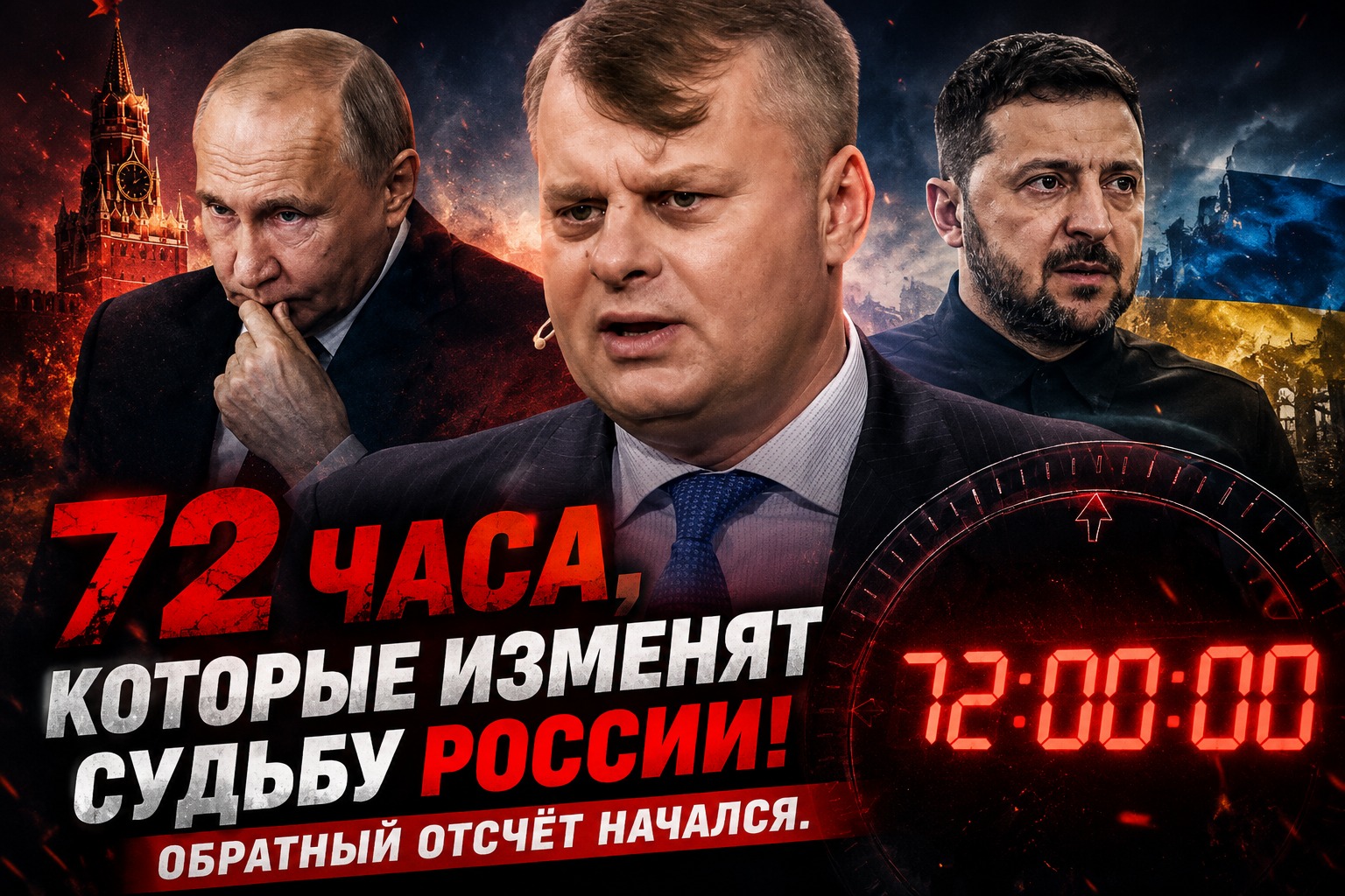 72 часа, которые изменят судьбу России! Обратный отсчёт начался