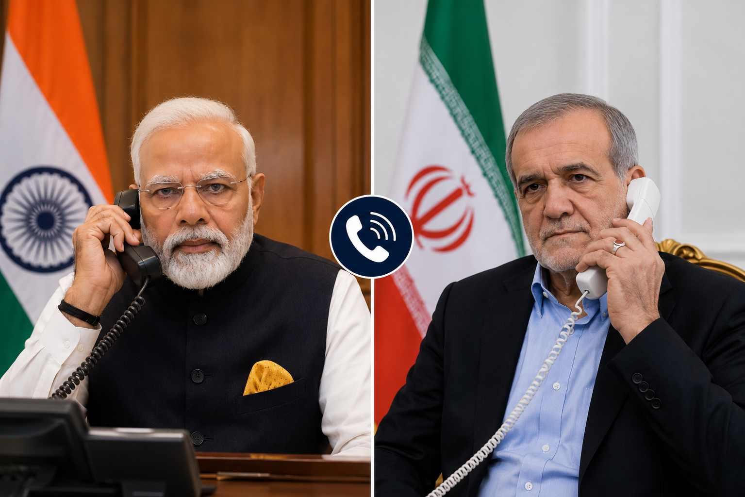Modi Raises Freedom of Navigation During Phone Call With Pezeshkian