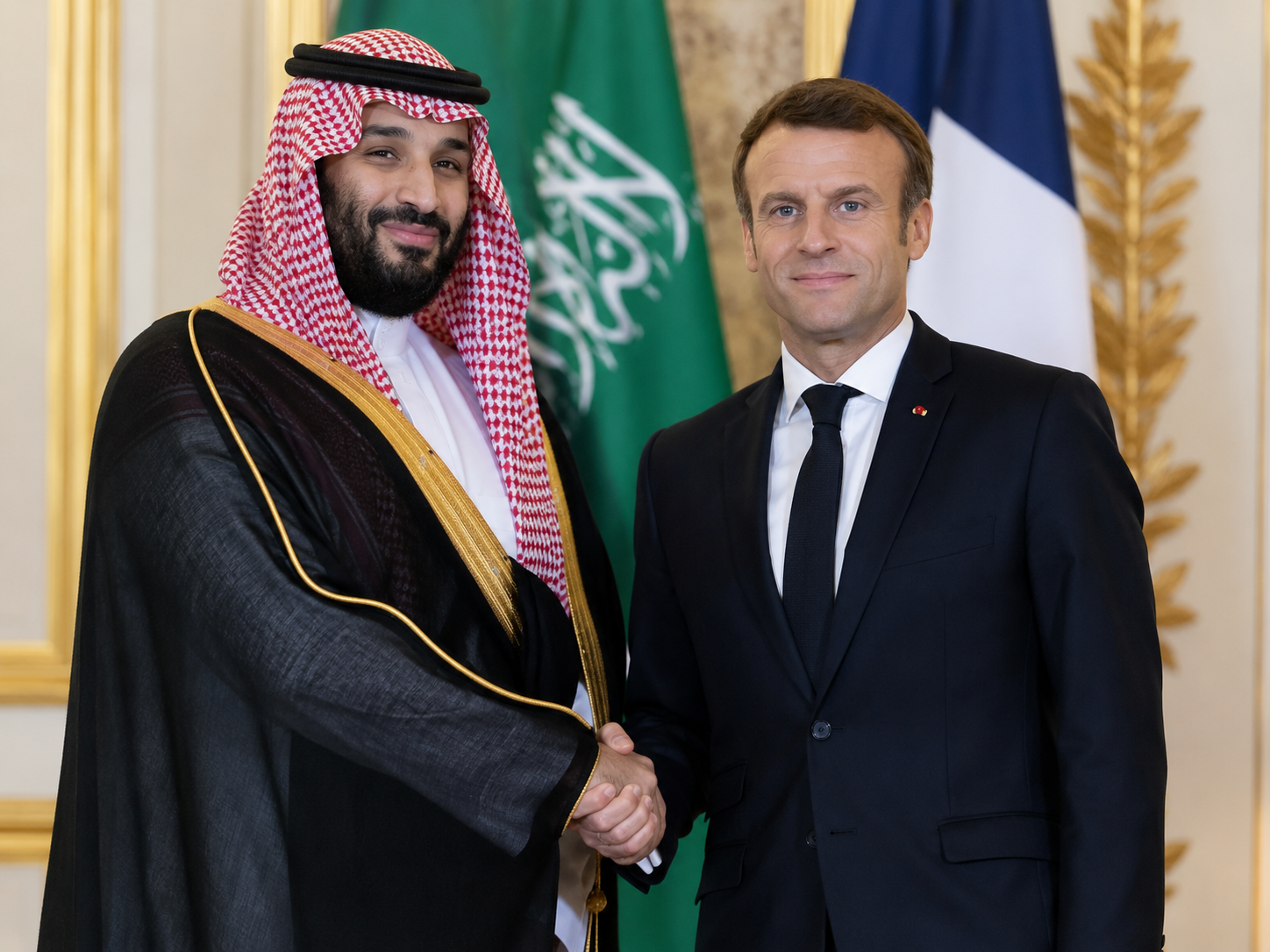 Saudi crown prince, French president discuss Iran-US deal, regional stability