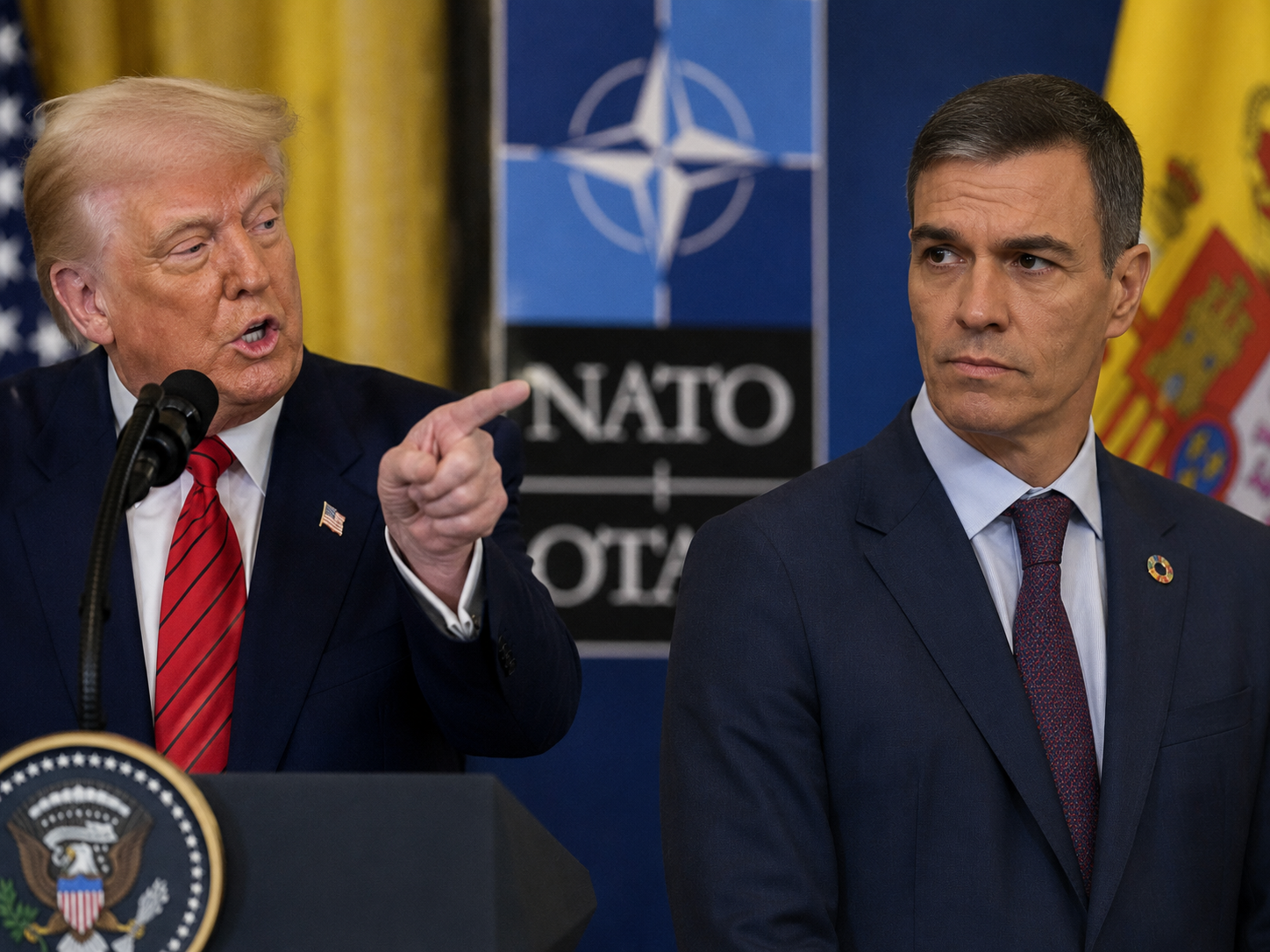 Trump Criticizes Spain Over NATO Commitments, <span class="text-danger">Says Cuba ‘Coming Our Way’</span>