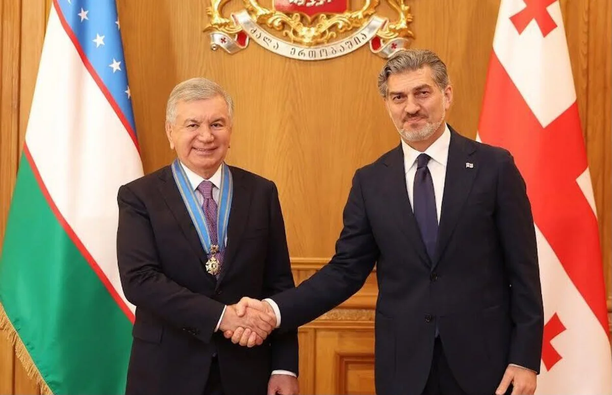 Şavkat Mirziyoyev Gürcüstanın "Qızıl yun" ordeninə layiq görüldü