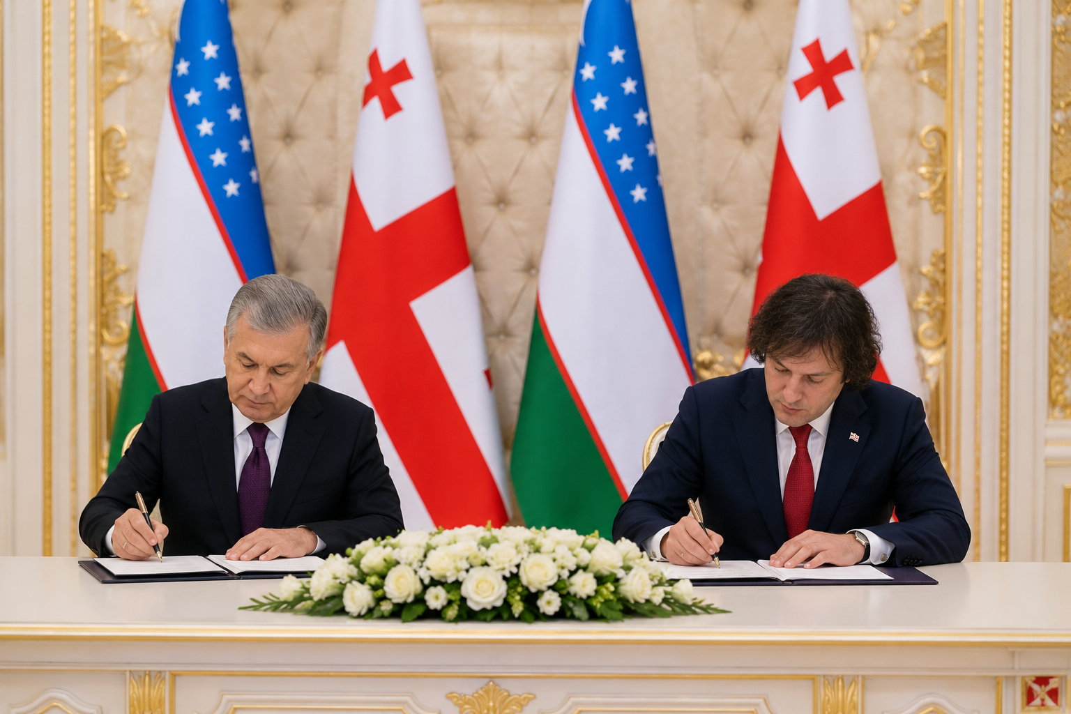 Uzbekistan, Georgia sign strategic partnership declaration