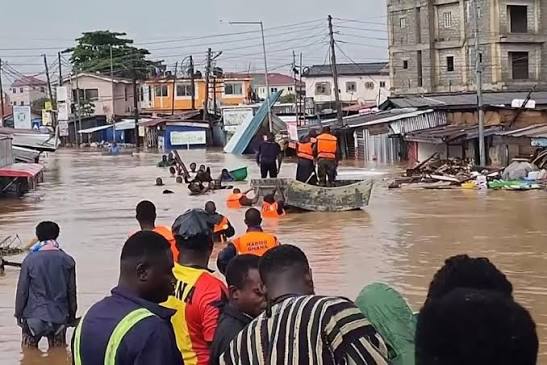 Ghana flood death toll climbs to 34 as relief efforts continue
