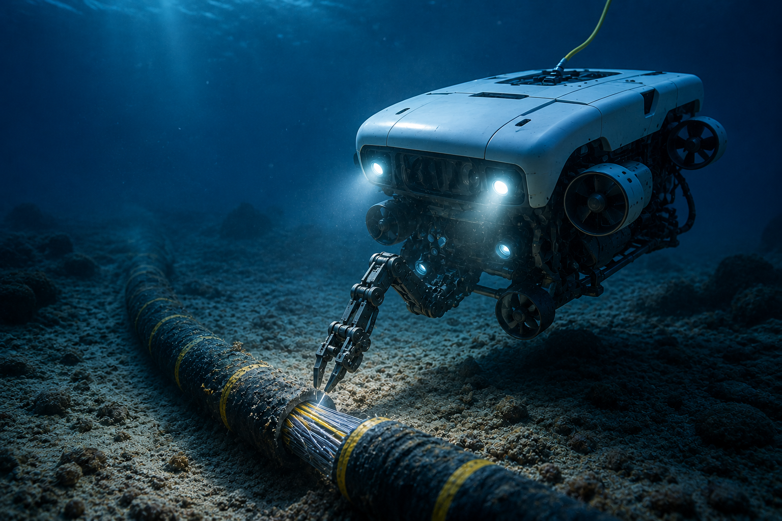 China to export robots capable of locating undersea cables