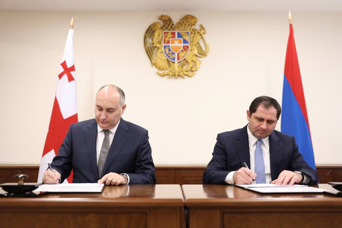 Armenian, Georgian defense ministries sign bilateral cooperation plan