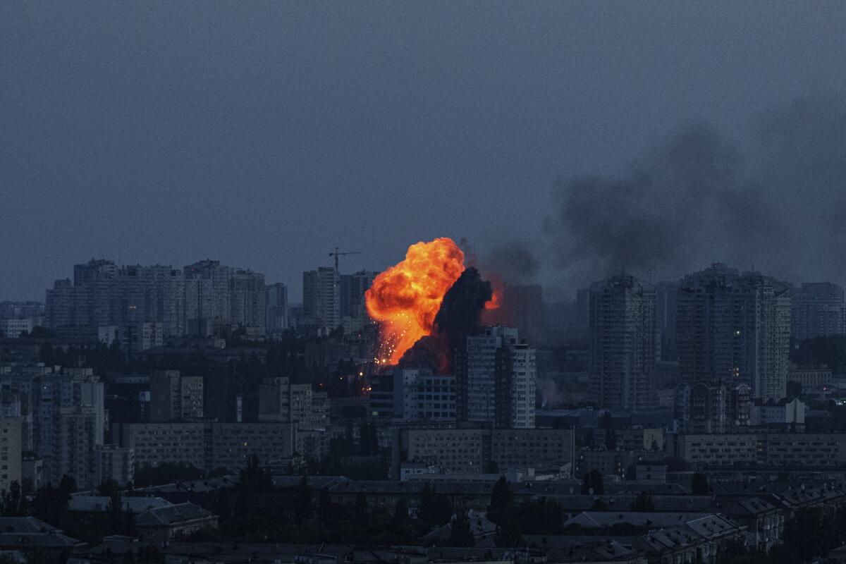 Russian drone and missile attack on Kyiv region kills 6, injures 17 - Ukrainian officials